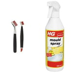 OXO Good Grips 1285700UK Deep Clean Brush Set with HG Mould Spray