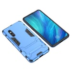 Mipcase Rugged Protective Back Cover for vivo X27, Multifunctional Trible Layer Phone Case Slim Cover Rigid PC Shell + soft Rubber TPU Bumper + Elastic Air Bag with Invisible Support (Blue)