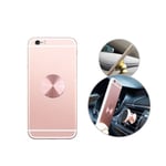 Metal Plate Magnetic Car Phone Holder Accessories Use For Magnet Rosegold