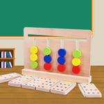 Baby Toy Montessori Fyra Färger Spel Färgmatchning för Förskola Förskola Lärande Leksaker