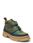 ANGULUS Boots - Flat - With Lace And Zip Khaki Green