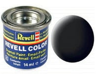 Revell 08 (32108) Black Enamel Matt Paint New 14ml Tin - Tracked 48 Post