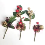5 st Tallgren Bär Kotte Konstgjord Blomma