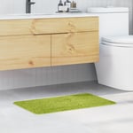 Badrumsmatta Rektangulär Grön 50x80 cm Polypropylen Rutschfri