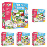Galt Toys, Felt First Words, Felt Toys for Toddlers, Ages 3 Years Plus (Pack of 5)