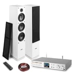 Tower HiFi System with SHF80W Speakers, DAB+, Spotify Connect, CD & Bluetooth