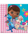 20 stk Servietter 33x33 cm - Doc McStuffins