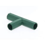 5 Types Frame Connectors Garden Plastic, Stable Support Heavy Duty Greenhouse Frame Building Fitting, Suitable for Construction Flower Stands Greenhouse Flower House Supports Inner Diameter: 16mm