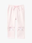 Joules Baby Joule Grove Unicorn Knee Trousers, Light Pink