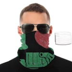 I Love Trash Garbage Trucks Men Women Outdoor Sports Windproof Breathable Variety Face Towel