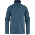 Fjallraven 87113-534 Abisko Lite Fleece Half Zip M Sweatshirt Men's Indigo Blue Size S