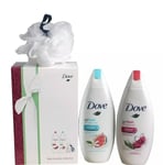 Dove Bliss Booster 3-Piece Gift Set for Her Purely Pampering Duo Body Wash