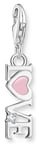 Thomas Sabo Charm Club Charmista love with pink heart berlock 2011-041-9