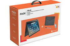 Pack PC ultraportable ASUS Chromebook Flip CM5 CM5500FDA-E60999 15,6" Tactile AMD Ryzen 3 3250C 8 Go RAM 256 Go SSD Gris Métal + Housse + Souris sans fil + Stylet