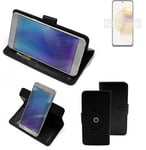 For Motorola Moto G73 5G protective case black cover bag wallet flipstyle Case C