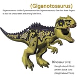 Jurassic Dinosaur World Giganotosaurus Monterade byggstenar Djurleksaker Figurer Barn Jul Födelsedagspresenter- Perfet