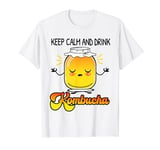 Kombucha tea slogan Keep calm and drink Kombucha T-Shirt