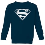 Superman Spot Logo Kids' Sweatshirt - Navy - 3-4 Years