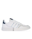 adidas Originals Mens Supercourt Trainers in White Leather - Size UK 8