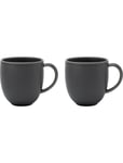 Tavola Krus, 2 Stk. Home Tableware Cups & Mugs Coffee Cups Grey Knabstrup Keramik
