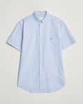 GANT Regular Short Sleeve Oxford Shirt Light Blue