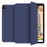 ZOYU iPad Pro 11 Inch 2020 (2nd Generation) Case, Slim Soft TPU Back Protective Stand Cover, Support Pencil Charging, Auto Wake/Sleep, Smart Stand Back Cover for iPad Pro 11 2020 & 2018 case - Navy