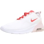 Nike Women's Air Max Motion 2 Running Shoe, Blanco/Track Red/Rosado Ligero, 8 UK