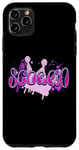 Coque pour iPhone 11 Pro Max Scorpion Reine Graffiti Couronne Zodiaque Astrologie Horoscope