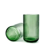 Lyngby Porcelæn - Vase h25 cm grønn glass