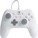 PowerA Nintendo Switch trådbunden USB-spelkontroll (vit)