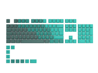 Glorious GPBT Keycaps - 115 PBT keycaps, ISO, Nordic-Layout, Rain Forest