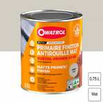 Owatrol - Primaire antirouille Rustol Primer Gris mat AP60 0,75L
