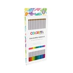 Spectrum Noir Colorista Coloured Pencils-Pack of 12-Bright & Vivid, Multicolour, one Size