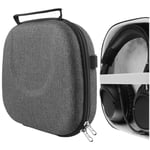 Geekria UltraShell Headphones Case Compatible with HyperX Cloud Stinger S, Cloud Stinger PS4, Cloud Flight Gaming Case, Replacement Hard Shell Travel Carrying Bag with Cable Storage (Gray)