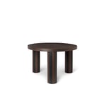 ferm LIVING Post Coffee table Smoked oak, small, lines