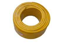 Length 30M Yellow Tools Garden Hose Pipe Reinforced Pro Anti Kink  Bore 12Mm