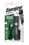 Energizer Metal Rechargeable Tactical Torch 300 Lumens 3 Modes