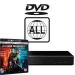 Panasonic Blu-ray Player DP-UB450EB-K MultiRegion for DVD & Blade Runner 2049 4K