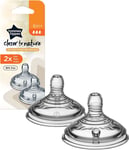 Tommee Tippee Closer to Nature Baby Bottle Teats, Breast-Like, Anti-Colic Valve,