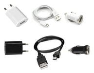 Chargeur (Secteur + Voiture + Câble USB) ~ CrossCall Odyssey S1 / Odyssey + /...