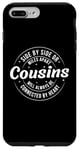 Coque pour iPhone 7 Plus/8 Plus Side By Side Or Miles Apart, Cousin Will Always Connected