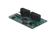 Delock - styreenhed til lagring (RAID) - SATA 6Gb/s - PCIe 2.0 Mini Card