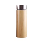 baomay Natural Bamboo Thermos Cup Stainless Steel Bottle Vacuum Flasks Thermoses 12hours tea cup