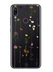 Suhctup Compatible for Motorola Moto One Vision Cute Clear Silicone Case (Flower Design), Ultra Slim Soft TPU Shockproof Protective Pattern Bumper Cover for Moto One Vision