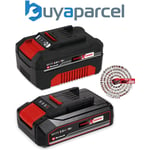 Einhell 4ah + 2.5Ah 18V Battery Power X-Change PXC Rechargeable  - Twin Pack