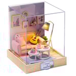 Cutebee DIY Dollhouse 1/36 skala miniatyr dockskåp Japansk trädgårdsbyggsats Leksaker för barn Födelsedagspresenter QT25