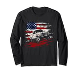 American Flag Truck Long Sleeve T-Shirt