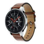 Läderarmband Samsung Galaxy Watch 4 40mm Brun/silver