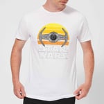 T-Shirt Homme Star Wars Sunset Tie Star Wars Classic - Blanc - 5XL - Blanc