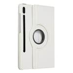 Samsung Galaxy Tab S9 Ultra / S8 Ultra Skal med 360 rotation - Vit